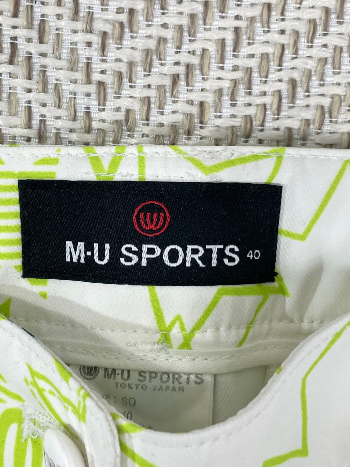 MU SPORTS 별 패턴 골프 바지 30인치 상품이미지3