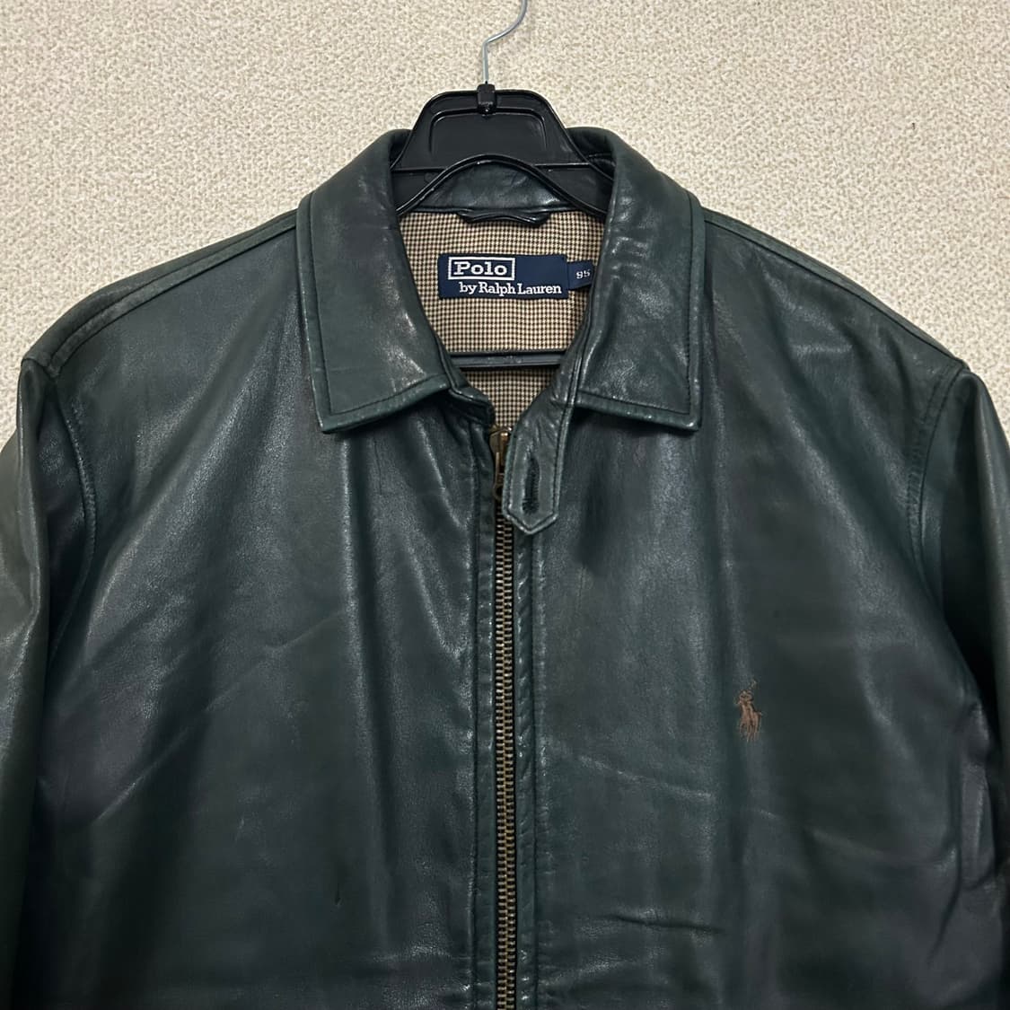  (L) 90s 폴로랄프로렌 맥스웰 램스킨 래더 자켓 상품이미지3