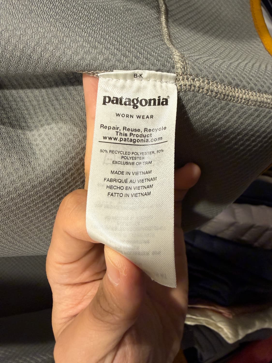 파타고니아 레트로X 플리스(후리스) 펠리컨 골드 S 상품이미지7