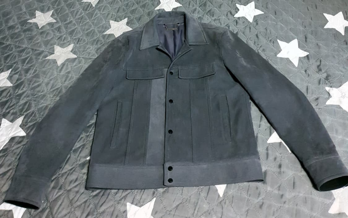 드로우핏 스웨이드 카라 자켓 다크그레이 (M) 상품이미지1