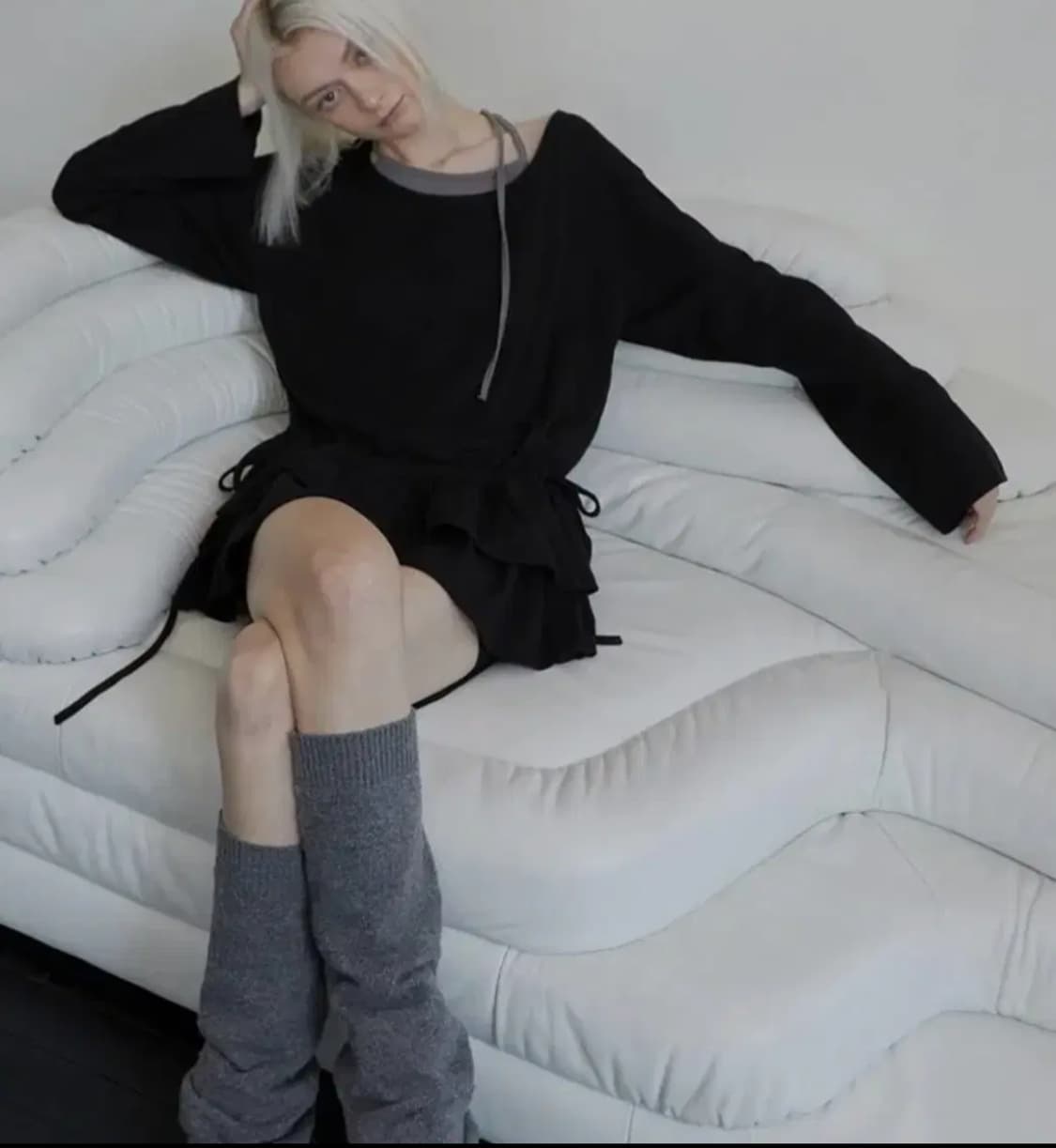 [렌세, 정가4만원대] 프릴 레이어드 원피스 상품이미지1