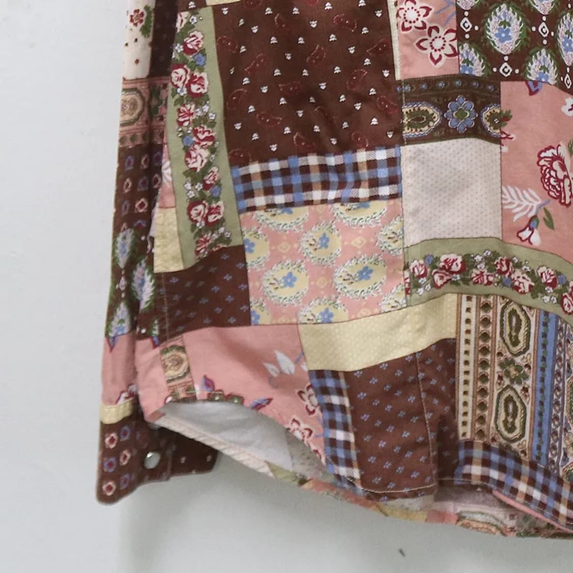 IY BASICS 패치워크 셔츠 60666 상품이미지6