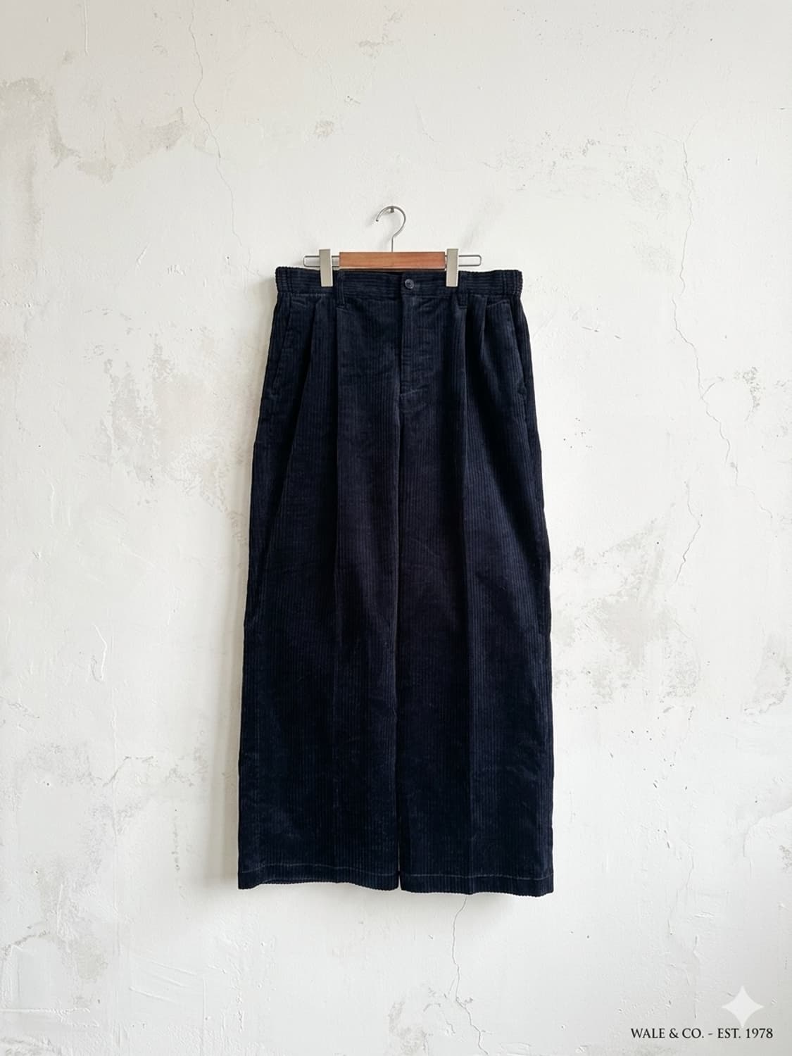 Vintage Mood, Deep Navy Corduroy Pants 상품이미지1