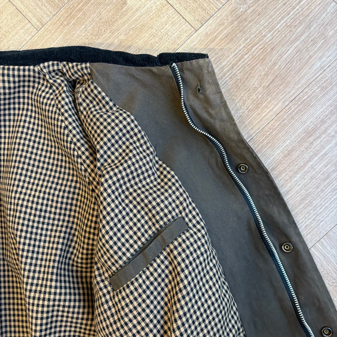 노아 브라운 왁스 코팅 자켓 상품이미지10