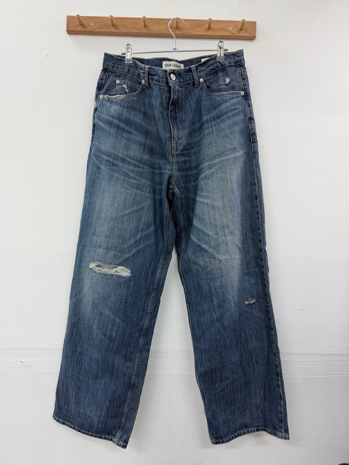 아워레가시 리페어 데님 바스트컷 상품이미지1