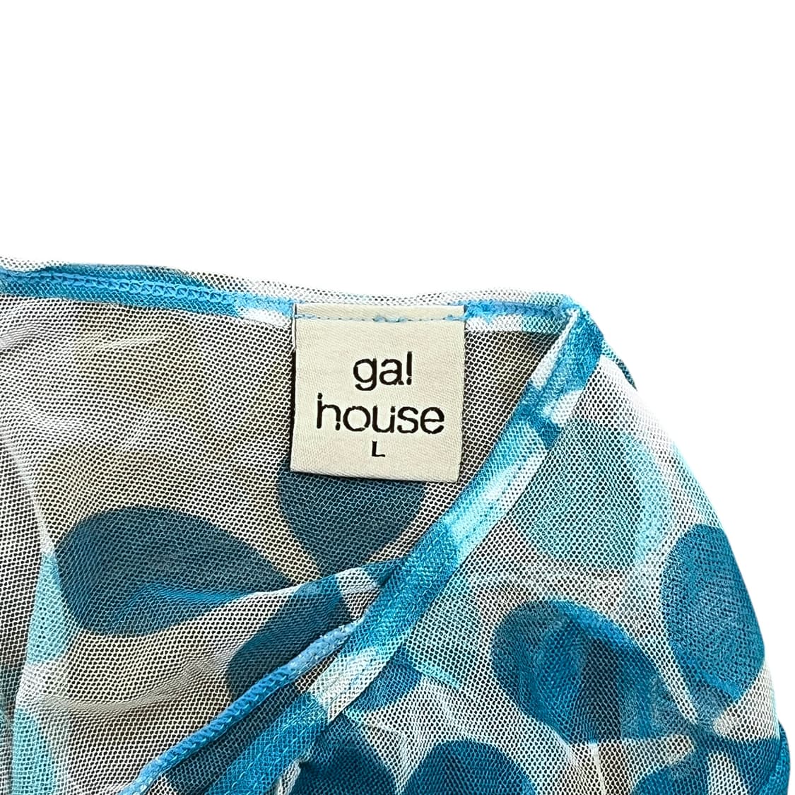 Blue Neck Detail See Through Ops 상품이미지7