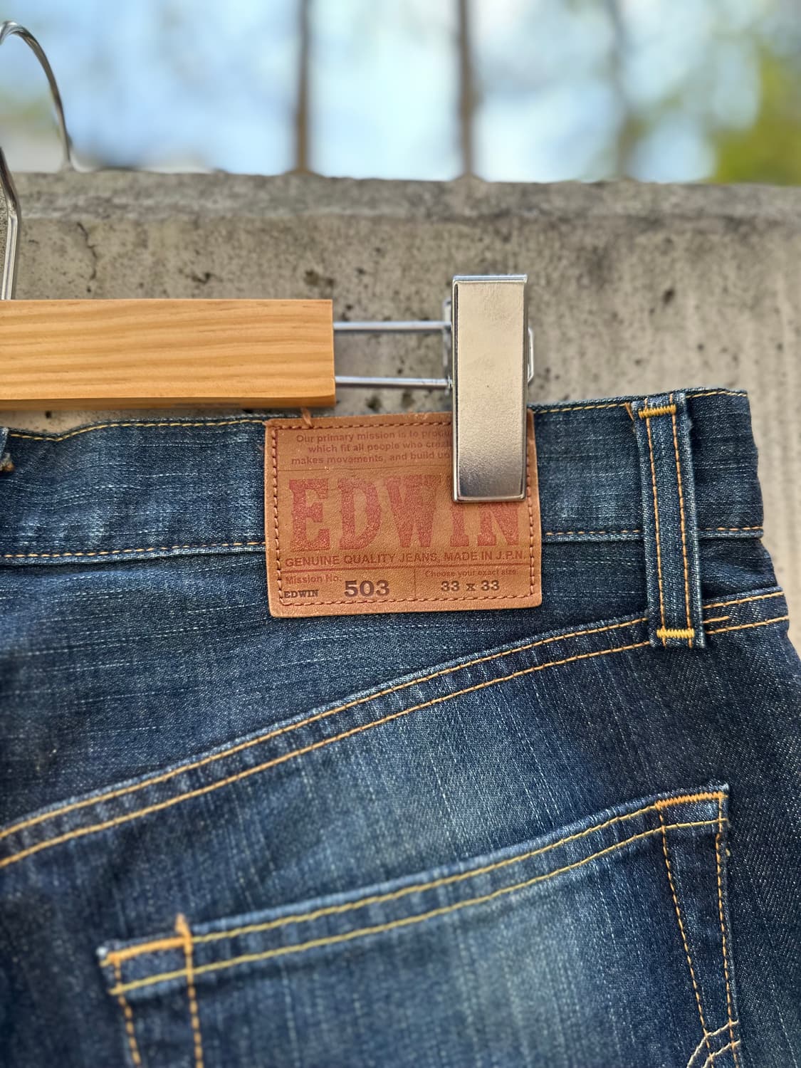 [33x33] 에드윈 503 스트레이트 워싱 진 상품이미지8