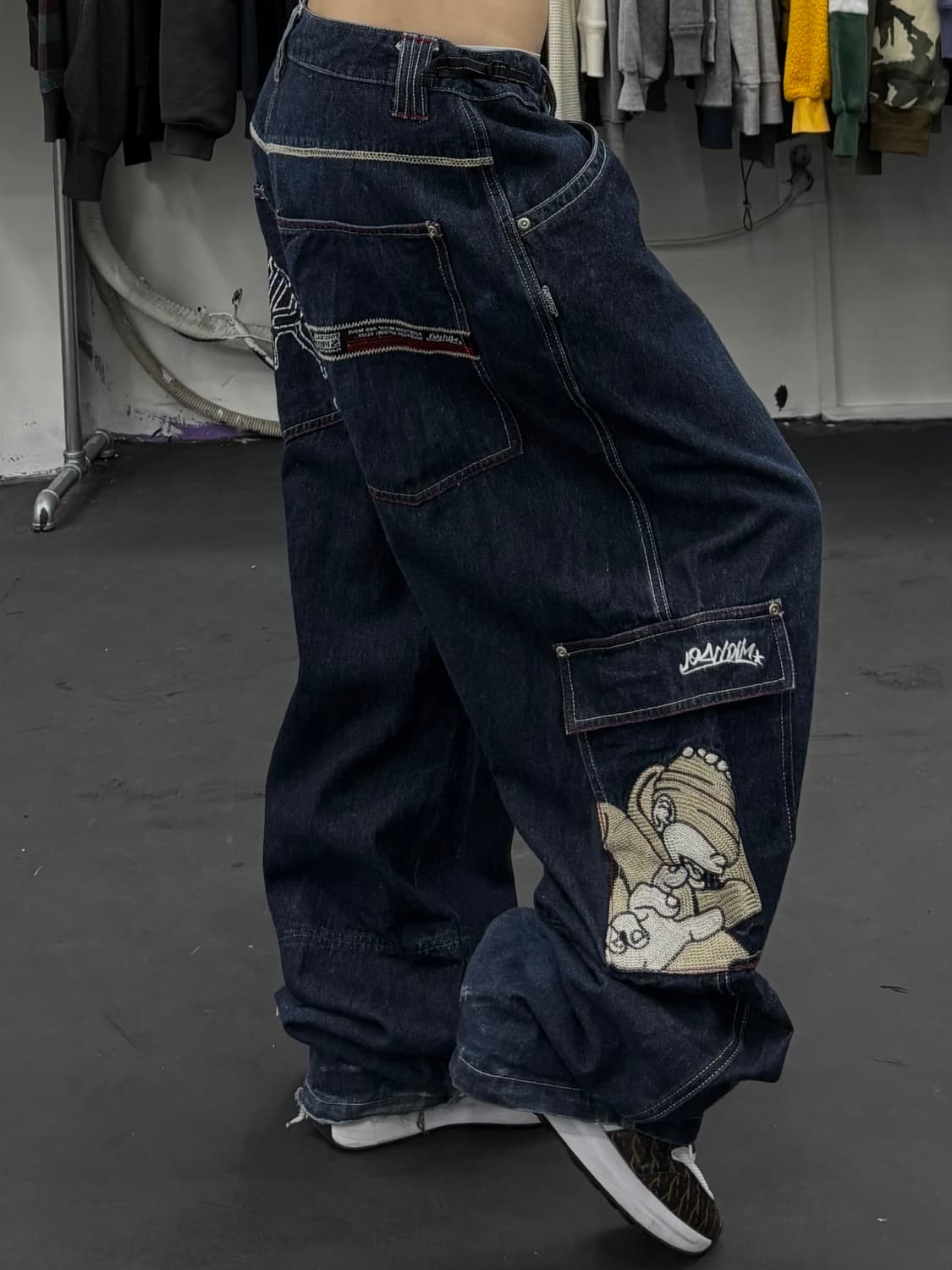 VTG 올드스쿨 데님 카고팬츠 상품이미지1