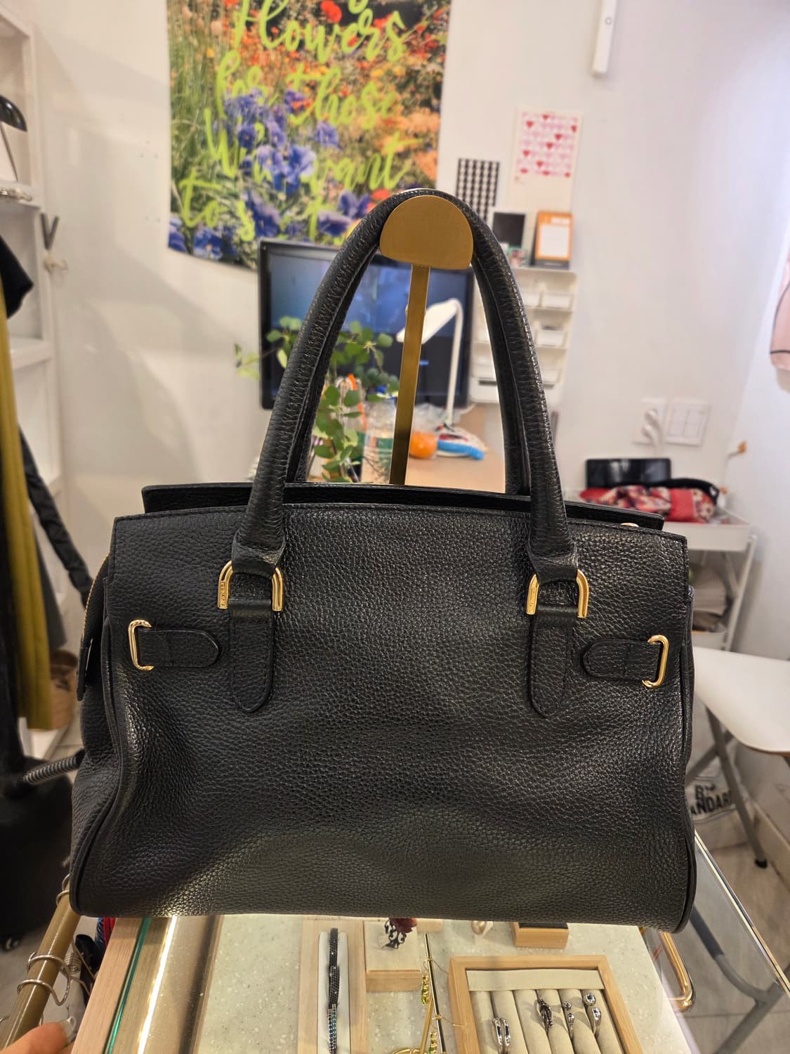 더블엠 레더 버킨백 상품이미지5