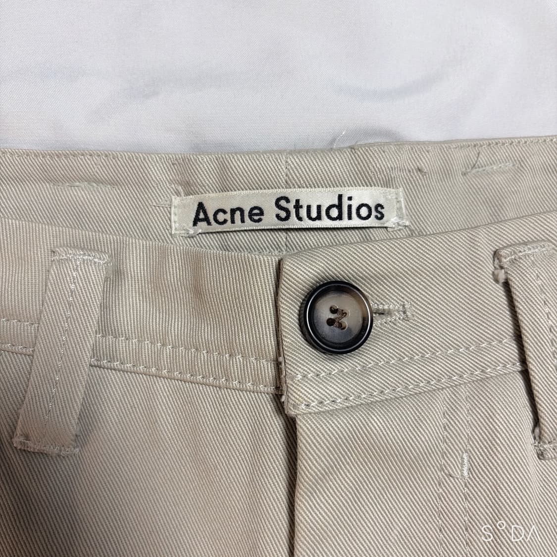 아크네 스튜디오 베이지 면팬츠 44 상품이미지4