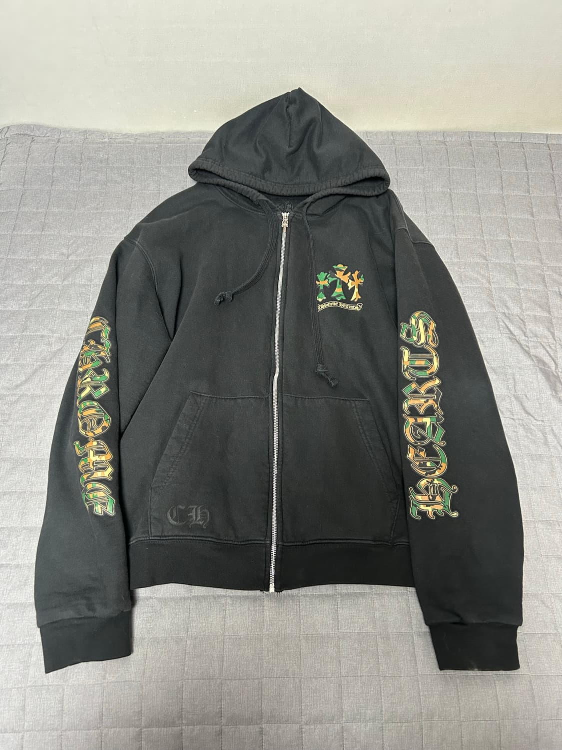 [XL] 크롬하츠 홀스슈 카모 후드집업 티셔츠 상품이미지1