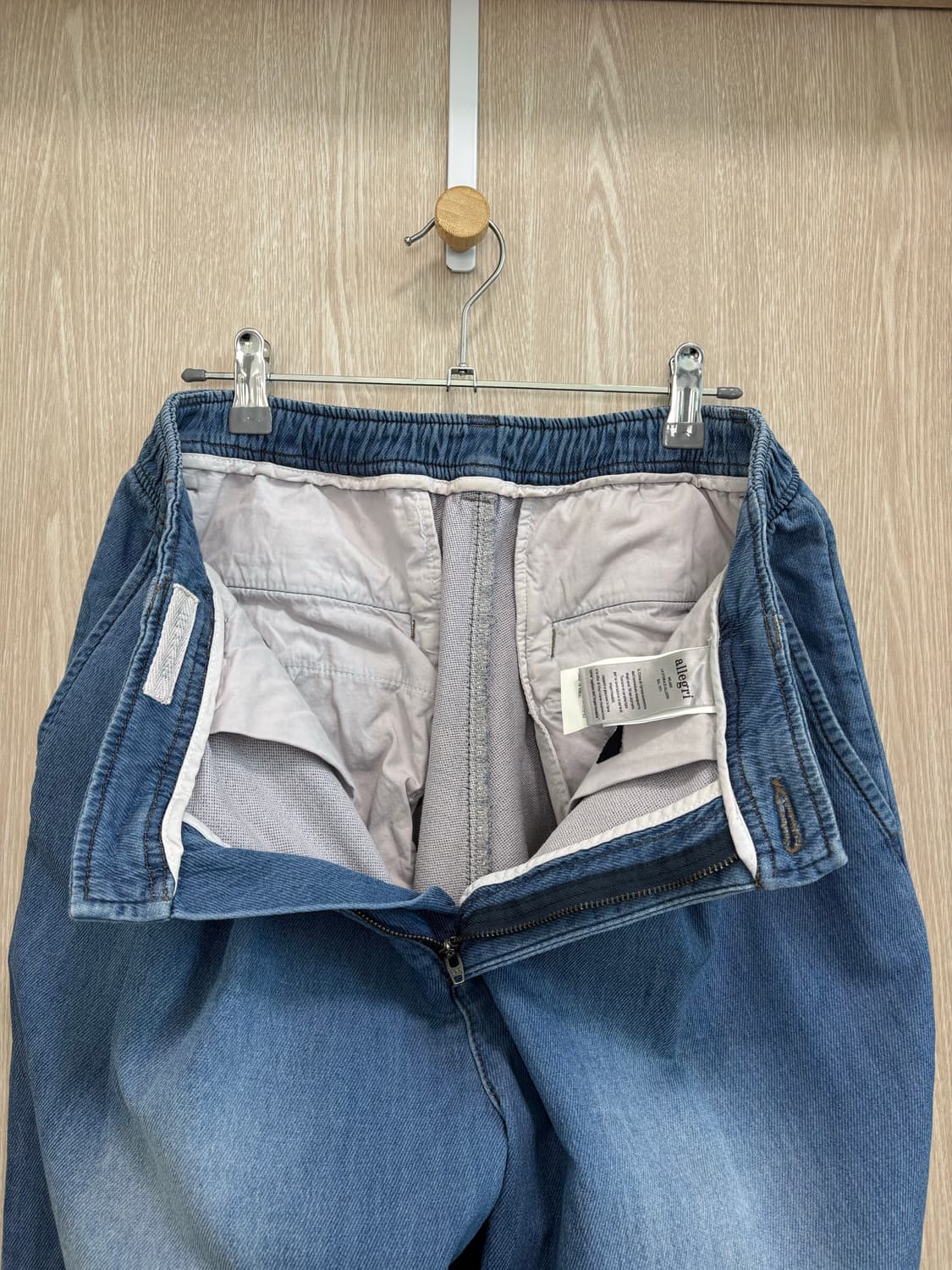 24SS)알레그리 릴렉스핏 원턱 밴딩 데님팬츠78(30~31) 상품이미지5