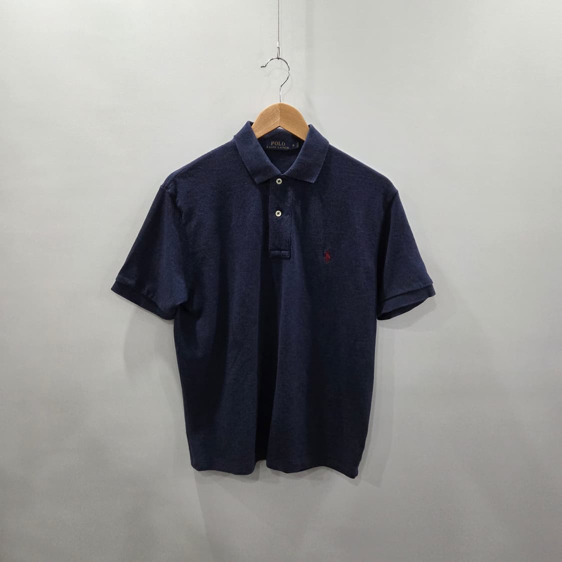 폴로랄프로렌 우먼 피케 카라티 네이비 S 상품이미지1