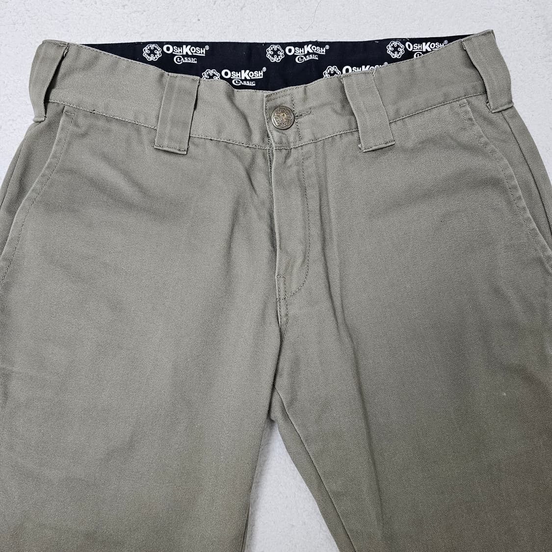 30 오시코시 클래식 면바지 카키색 상품이미지4