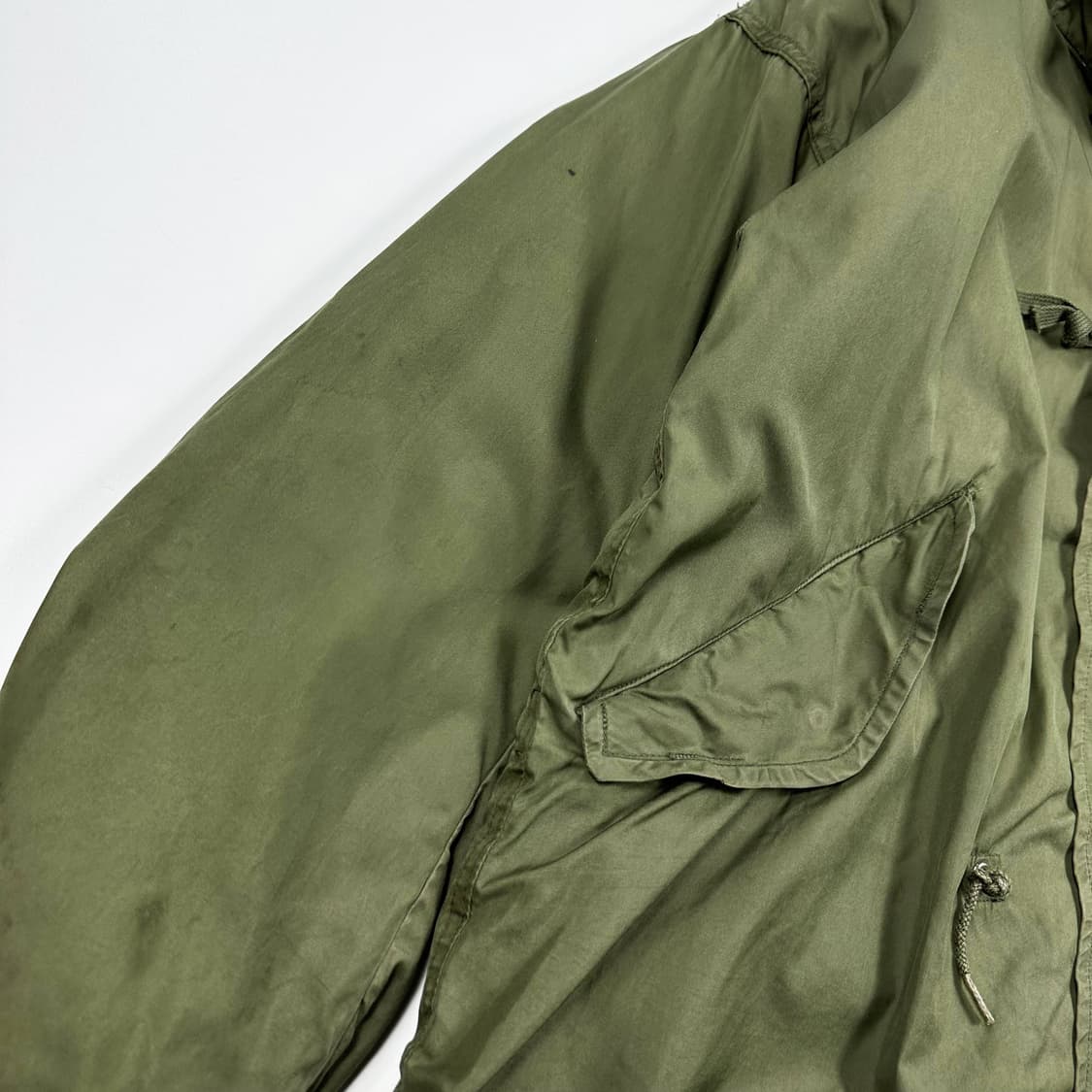80s 오리지널 미군 m65 피쉬테일 개파카 SO-SEW사 XS 상품이미지5