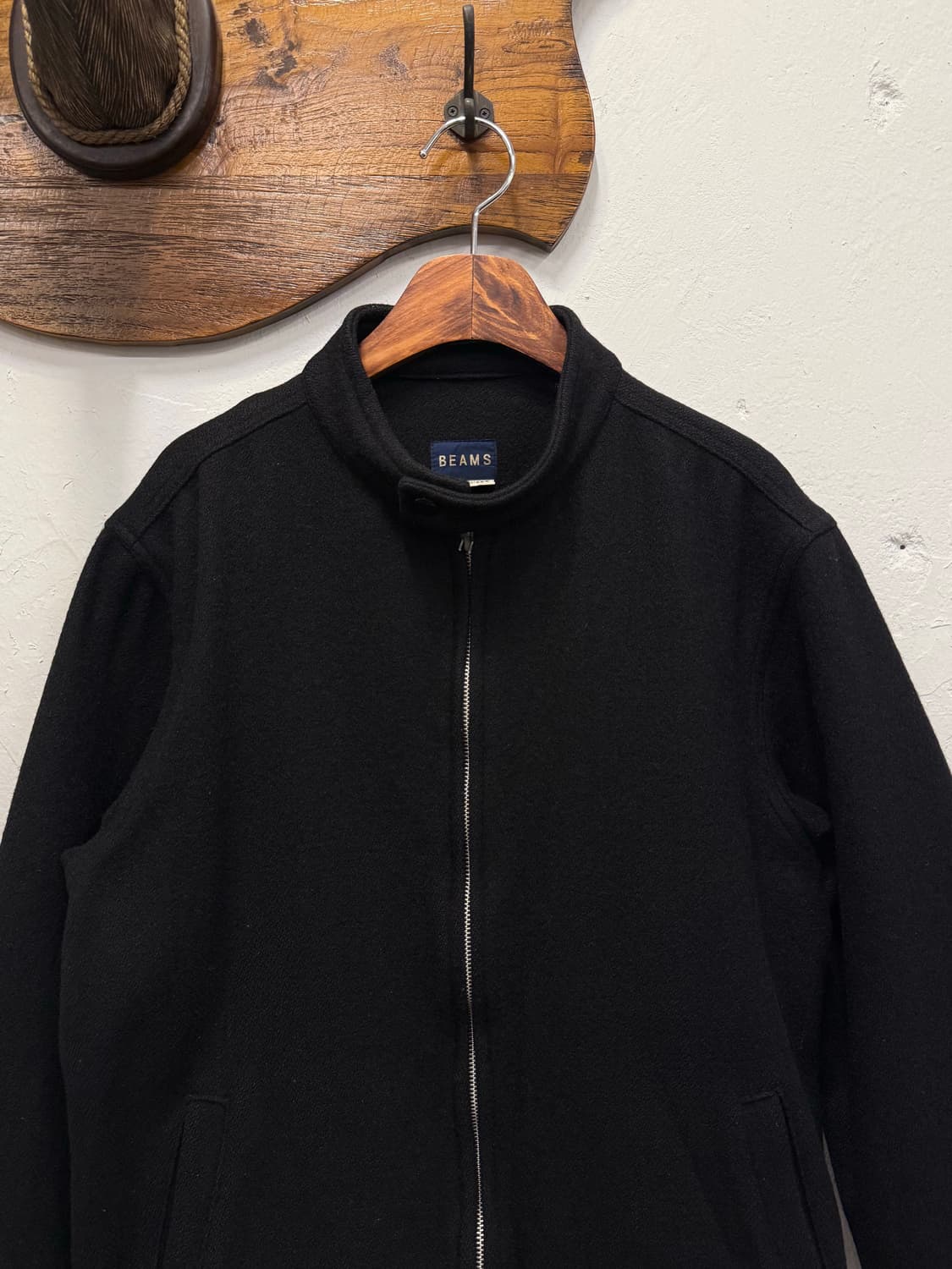 M) USA BEAMS Wool Zip-Up Jacket 상품이미지2