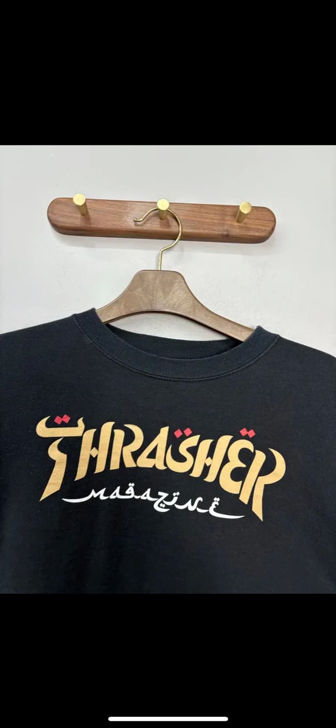 트레셔 빅로고 라운드넥 맨투맨 H1064 상품이미지3