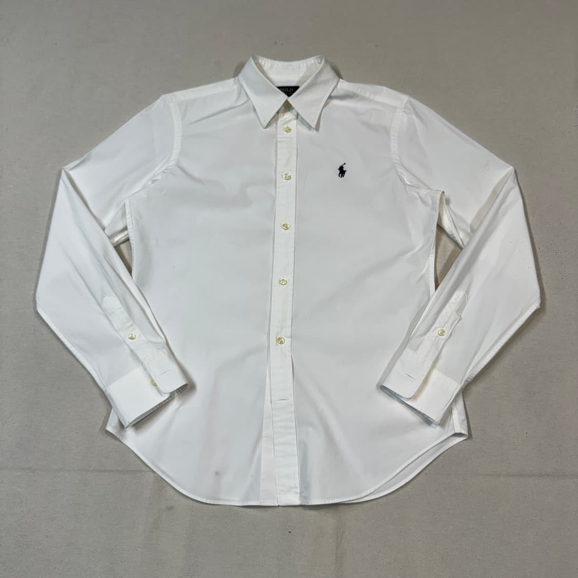 6) 폴로 랄프로렌 여성 화이트 포플린 셔츠 상품이미지1