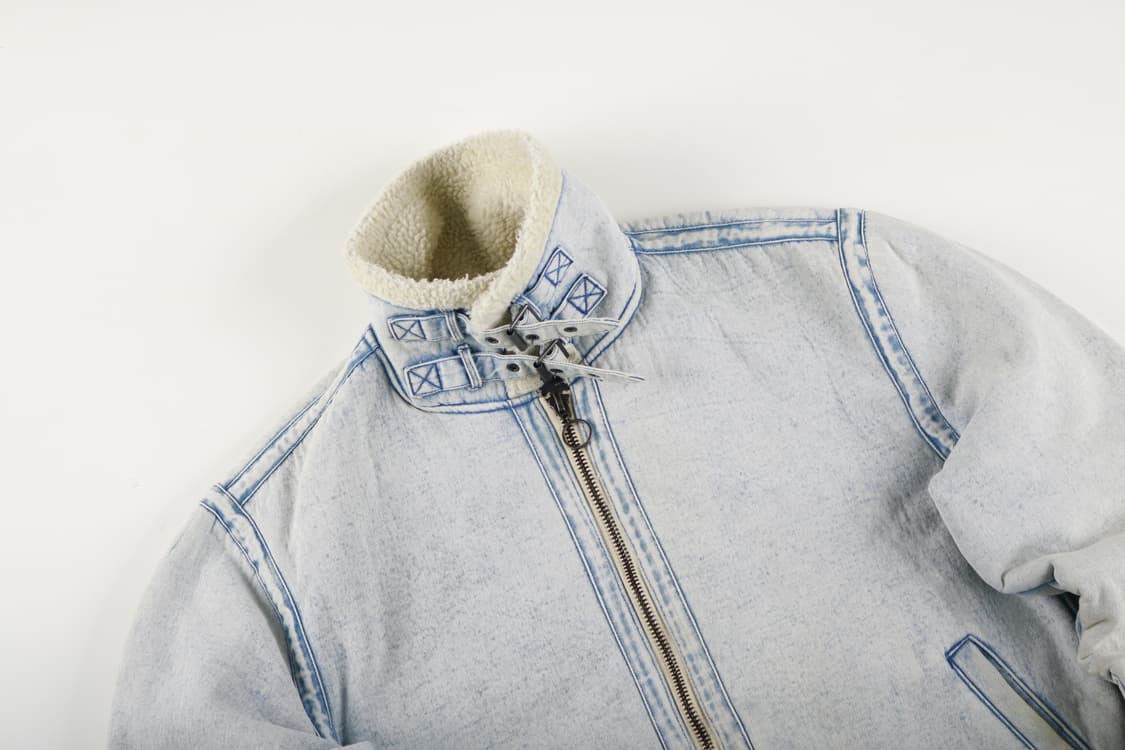 [M] 자라 B-3 모티브 연청 데님자켓 상품이미지2