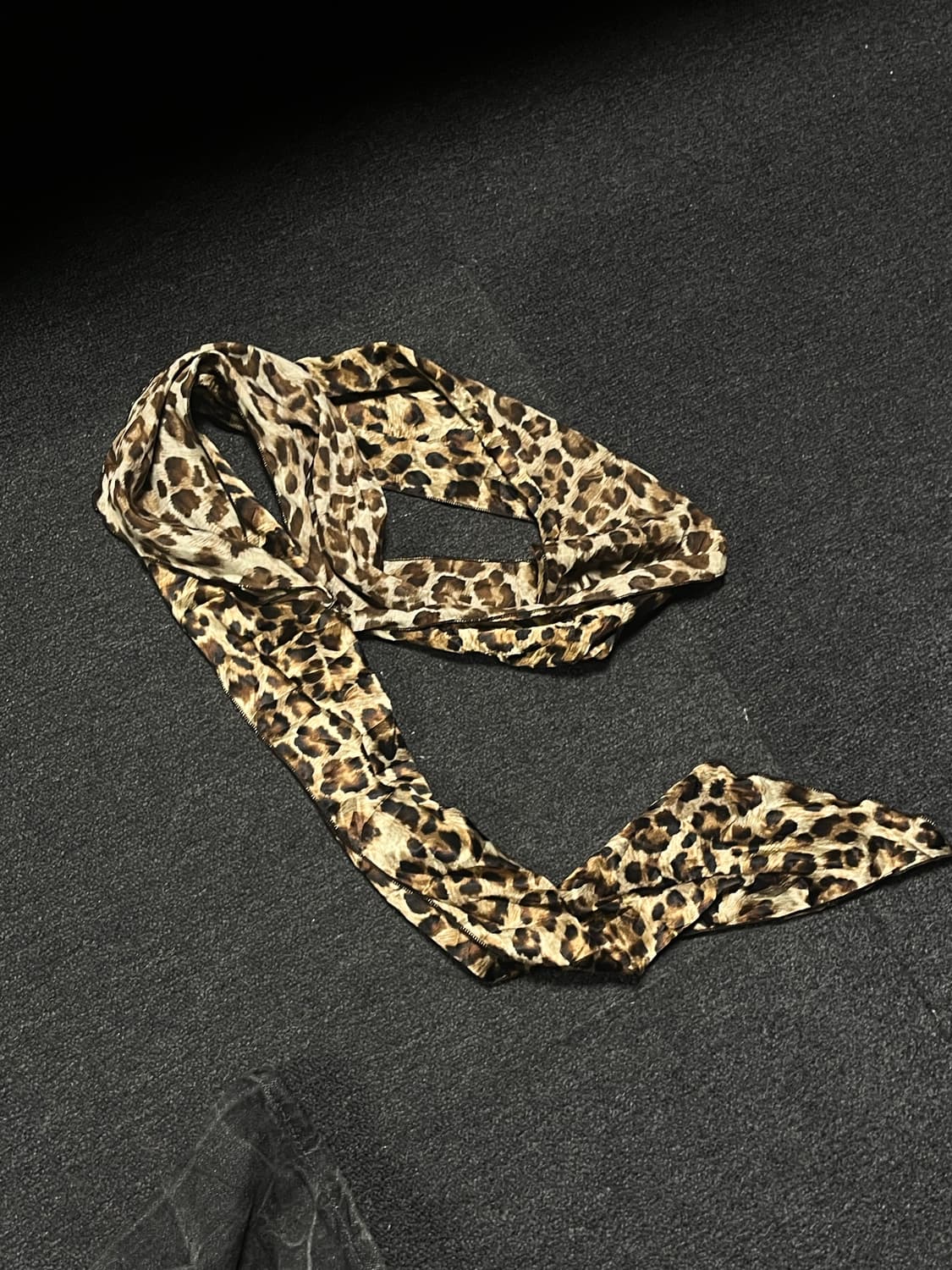 Leopard silky Belt&scarf 상품이미지3