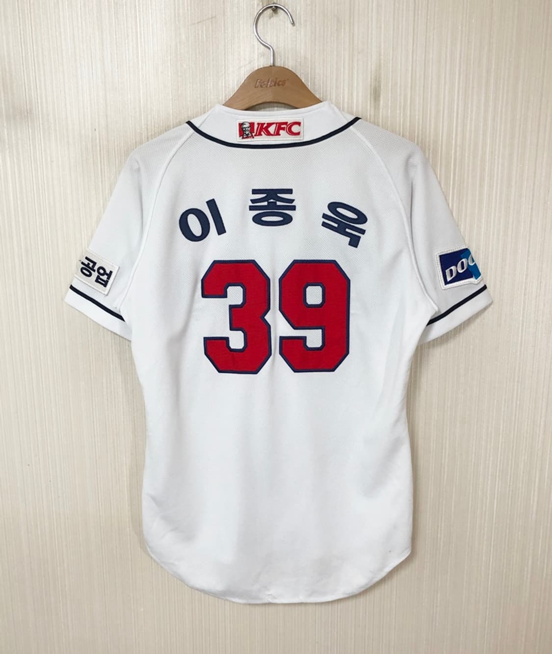 KBO 위팬 두산베어스 홈유니폼/져지 90 #39 이종욱 상품이미지7