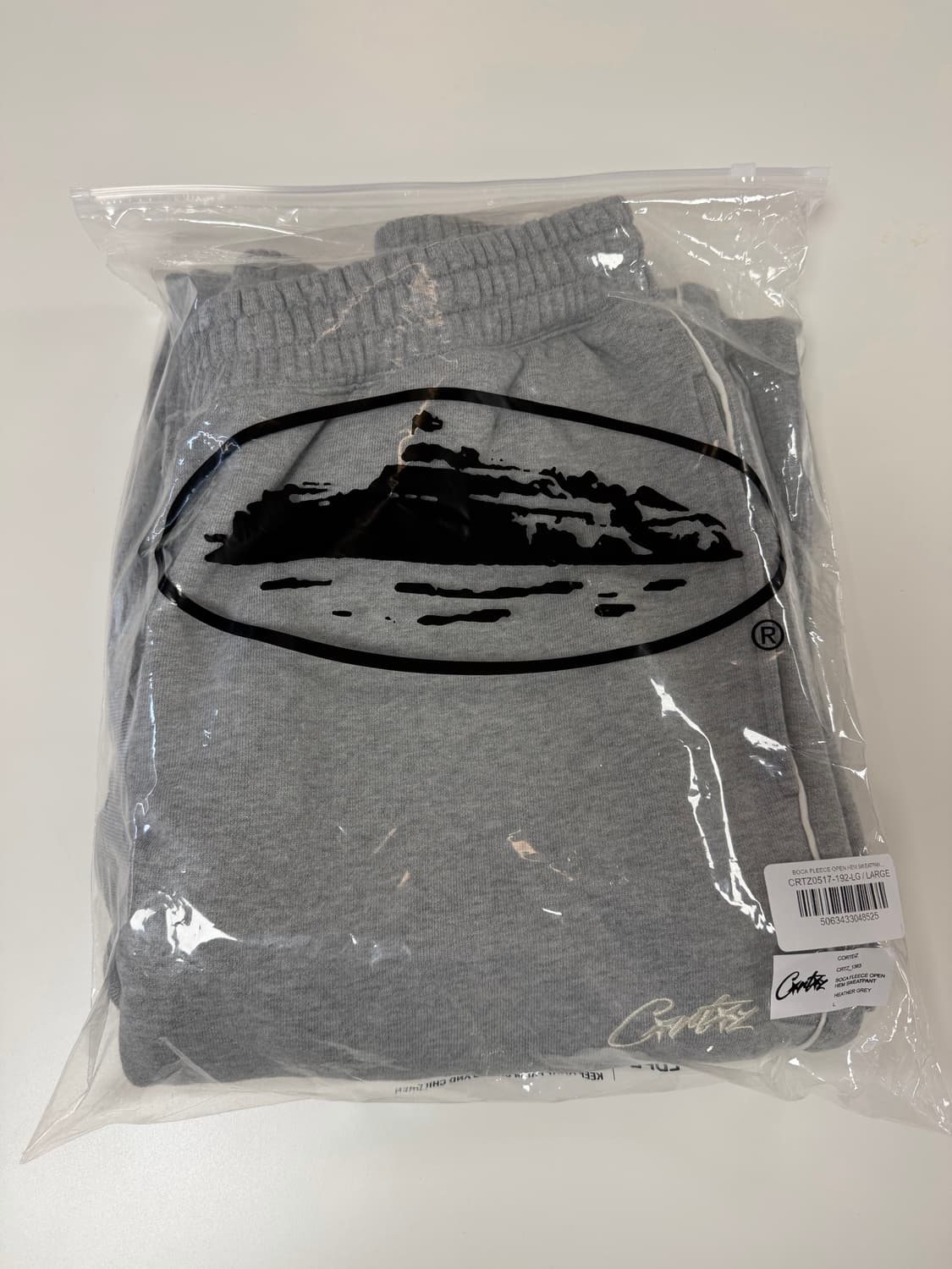 코르테이즈 corteiz boca 오픈헴 스웻팬츠 그레이 상품이미지2