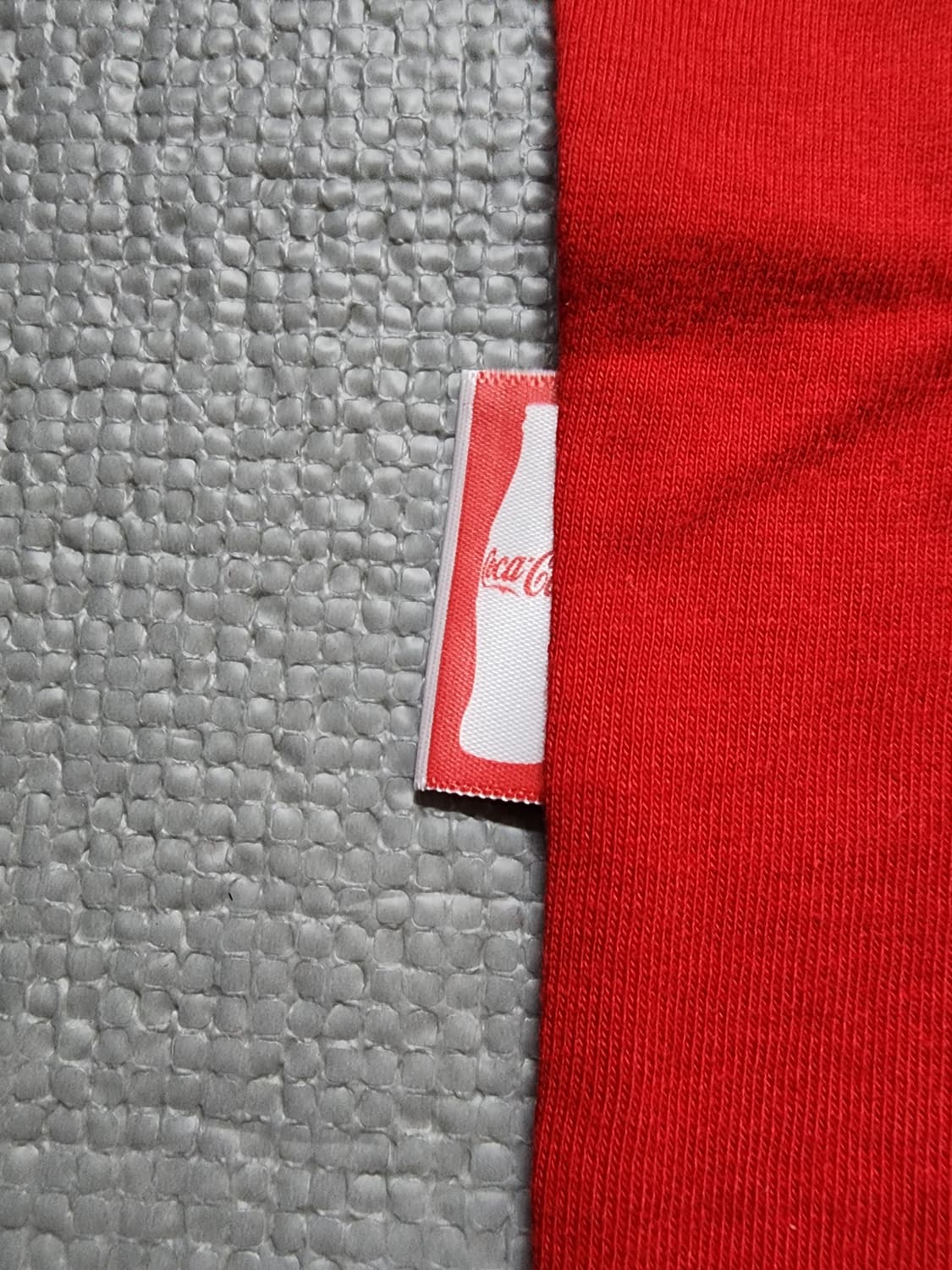 미사용 코카콜라 Coke is it! 레드 반팔 티셔츠 상품이미지8