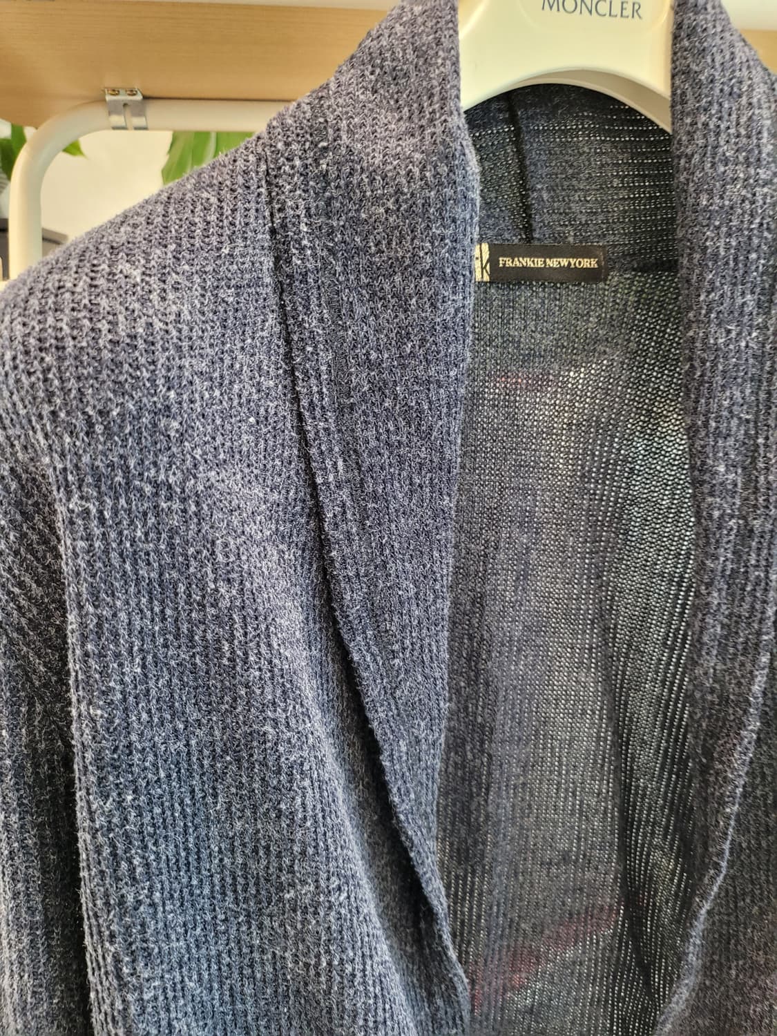 프랭키뉴욕(FRANKIE NEW YORK) 숄카라 니트 가디건 상품이미지3