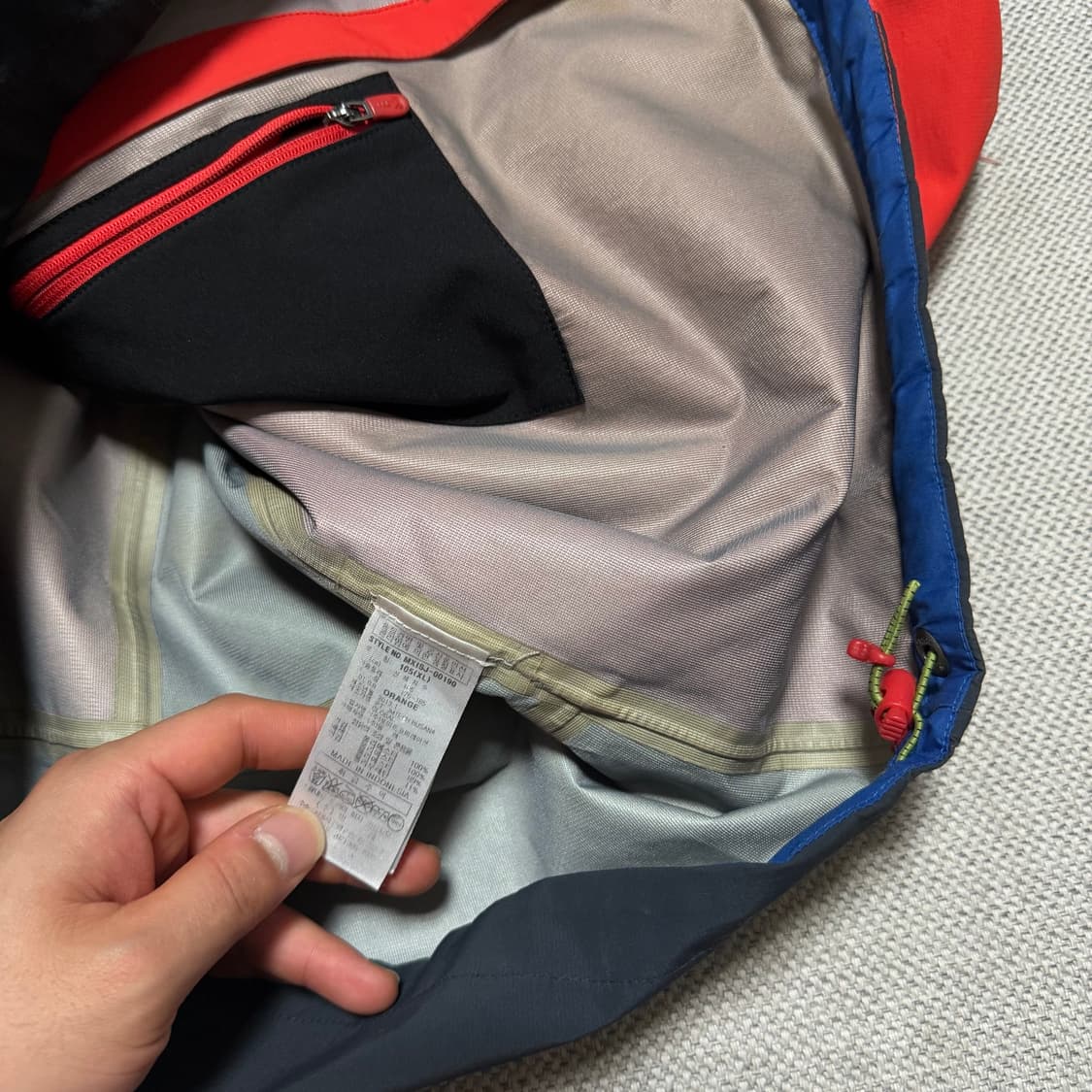 밀레 고어텍스 아웃도어 바람막이 자켓 상품이미지4