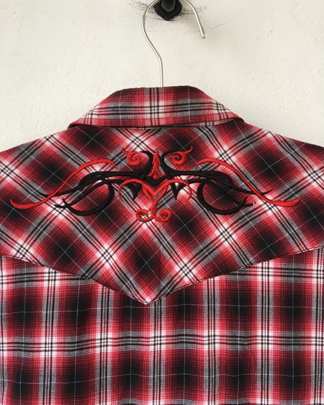 Tribal point check pattern shirt 상품이미지4