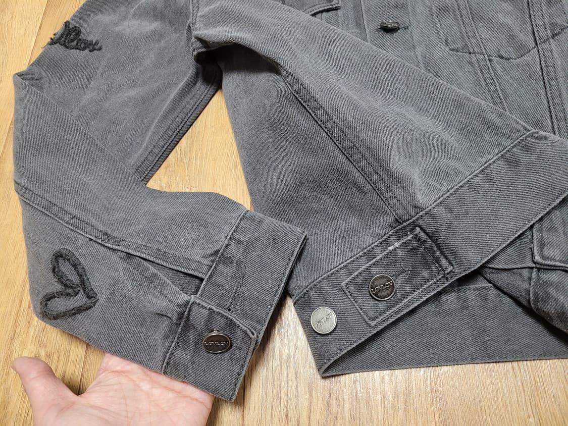 로브로브(LOVLOV) 하트자수 데님자켓 55-66 새상품 상품이미지7