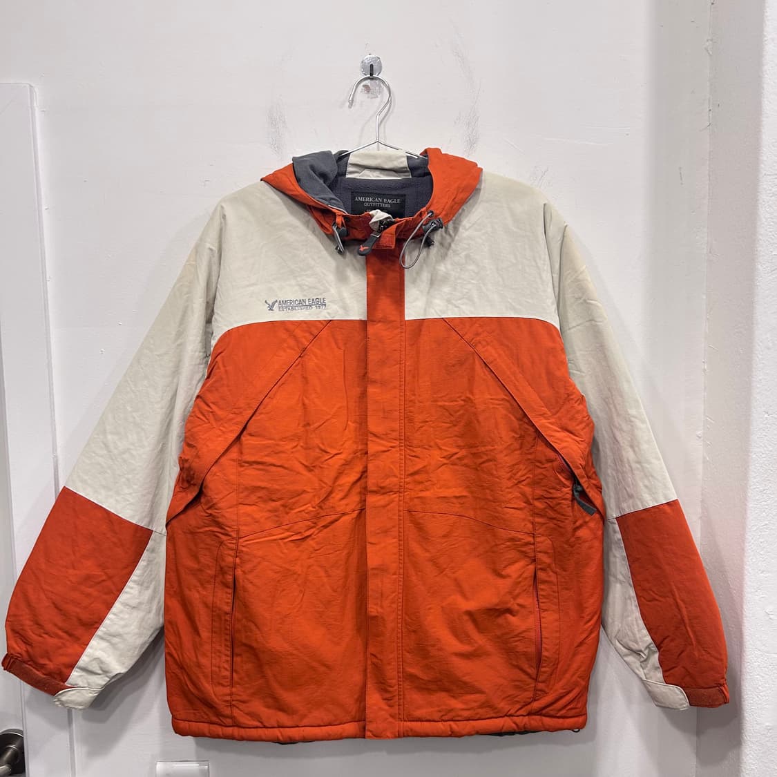 아메리칸 이글 래글런 배색 이너후리스 바람막이 상품이미지2