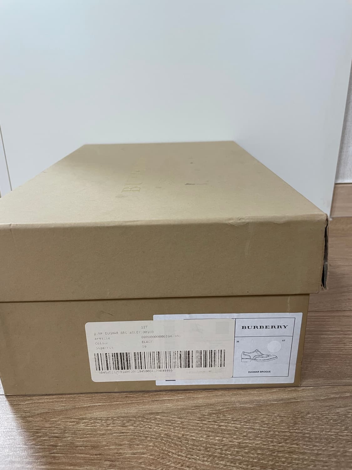 [39] 버버리 BURBERRY 윙팁 로퍼 구두 상품이미지8