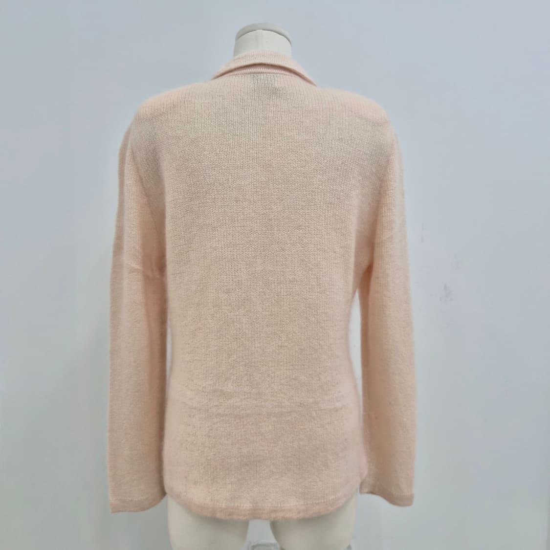 러블리핑크 비즈카라 울 실크 니트 상품이미지3