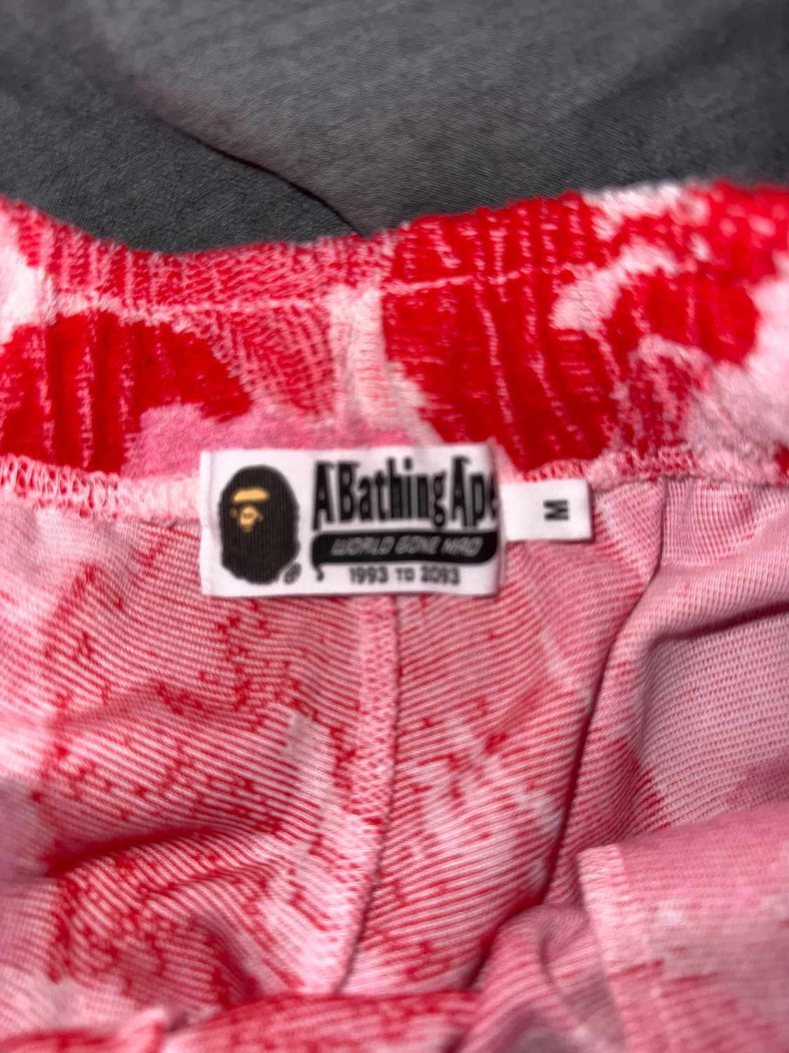 베이프 ABC 카모 쇼츠 핑크 상품이미지2