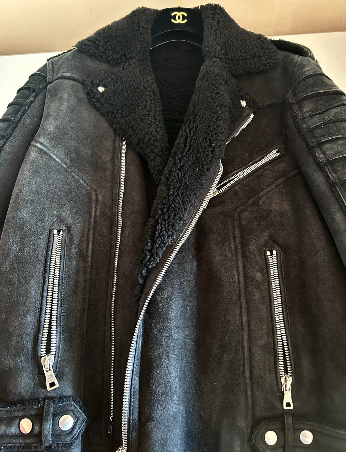 발망 무스탕 자켓 상품이미지4