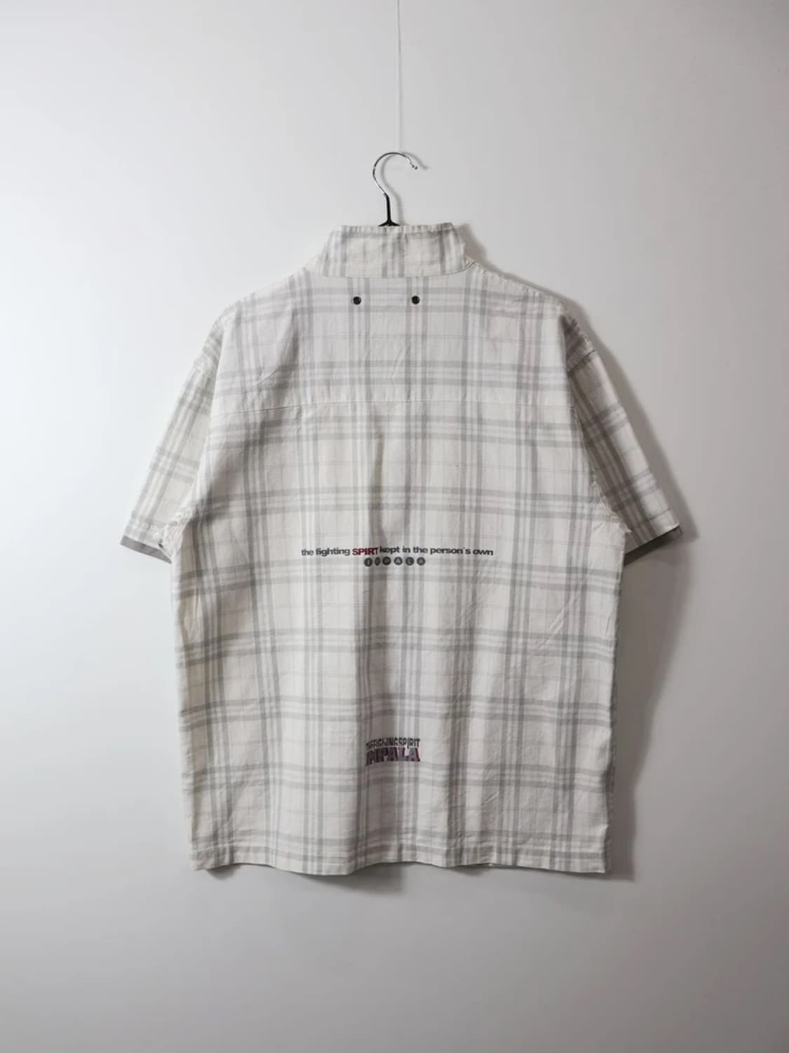 Impala Zip Plaid Short Sleeve Jacket 상품이미지5