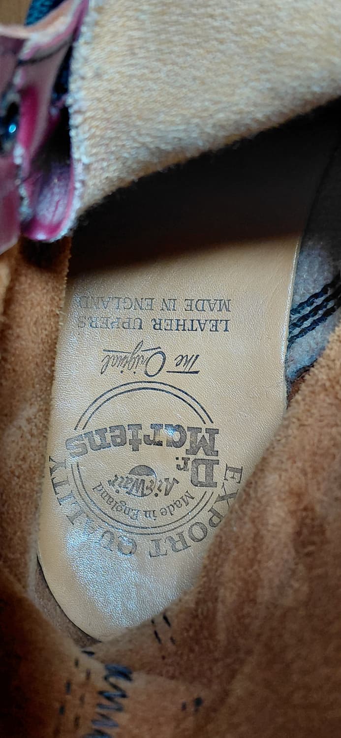 닥터마틴 1460 버건디 워커 235mm Made in England 상품이미지10