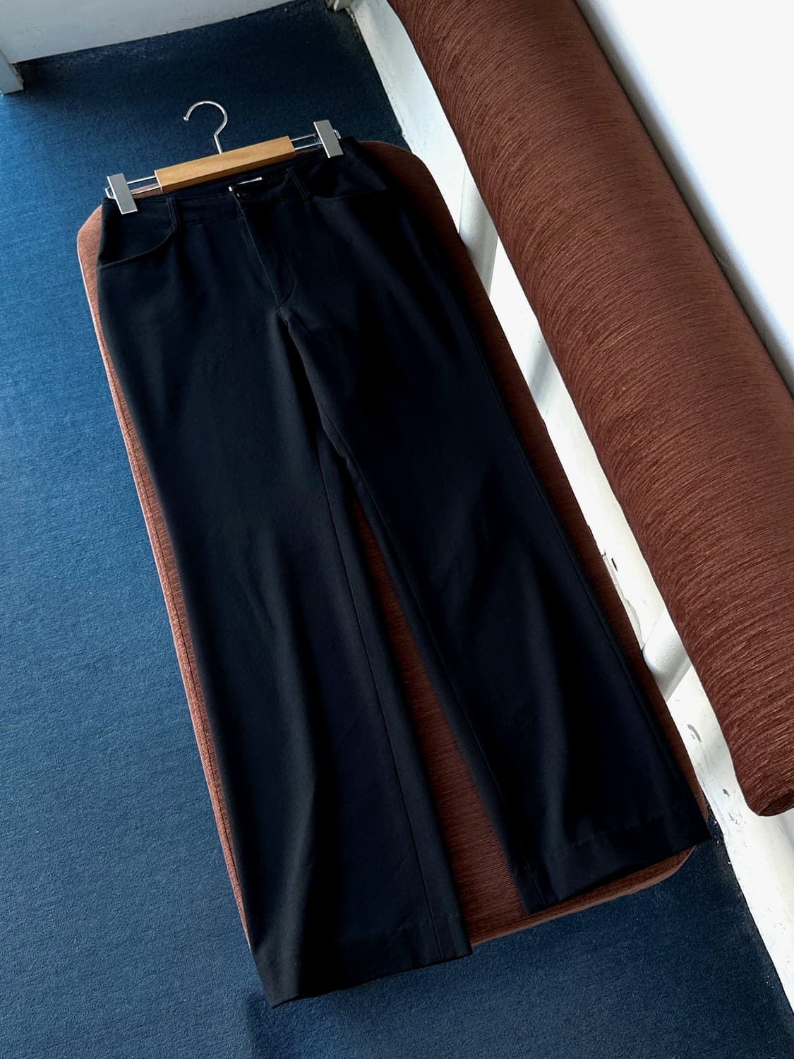 Poly rayon blend stretched trousers 상품이미지6