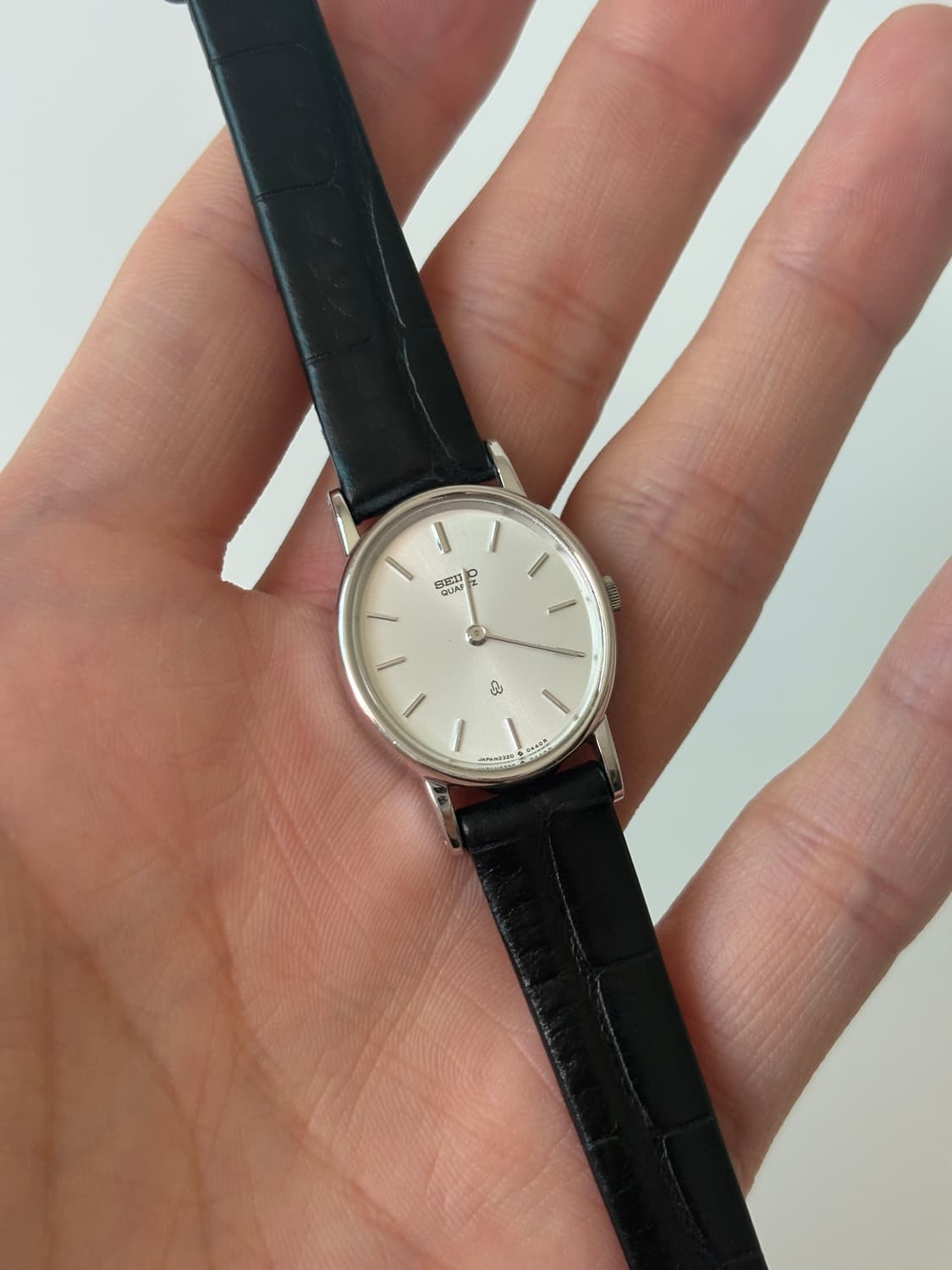 1980s Silver Oval Ladies Quartz 상품이미지2