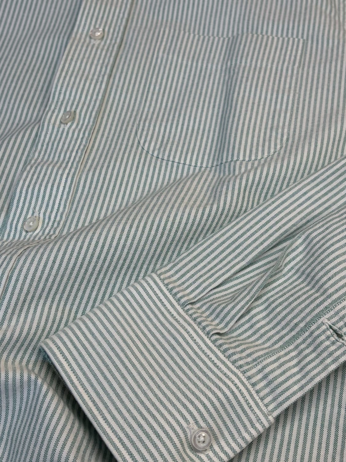 09‘ 톰브라운 아카이브 그린 스트라이프 셔츠 [size 2] 상품이미지6