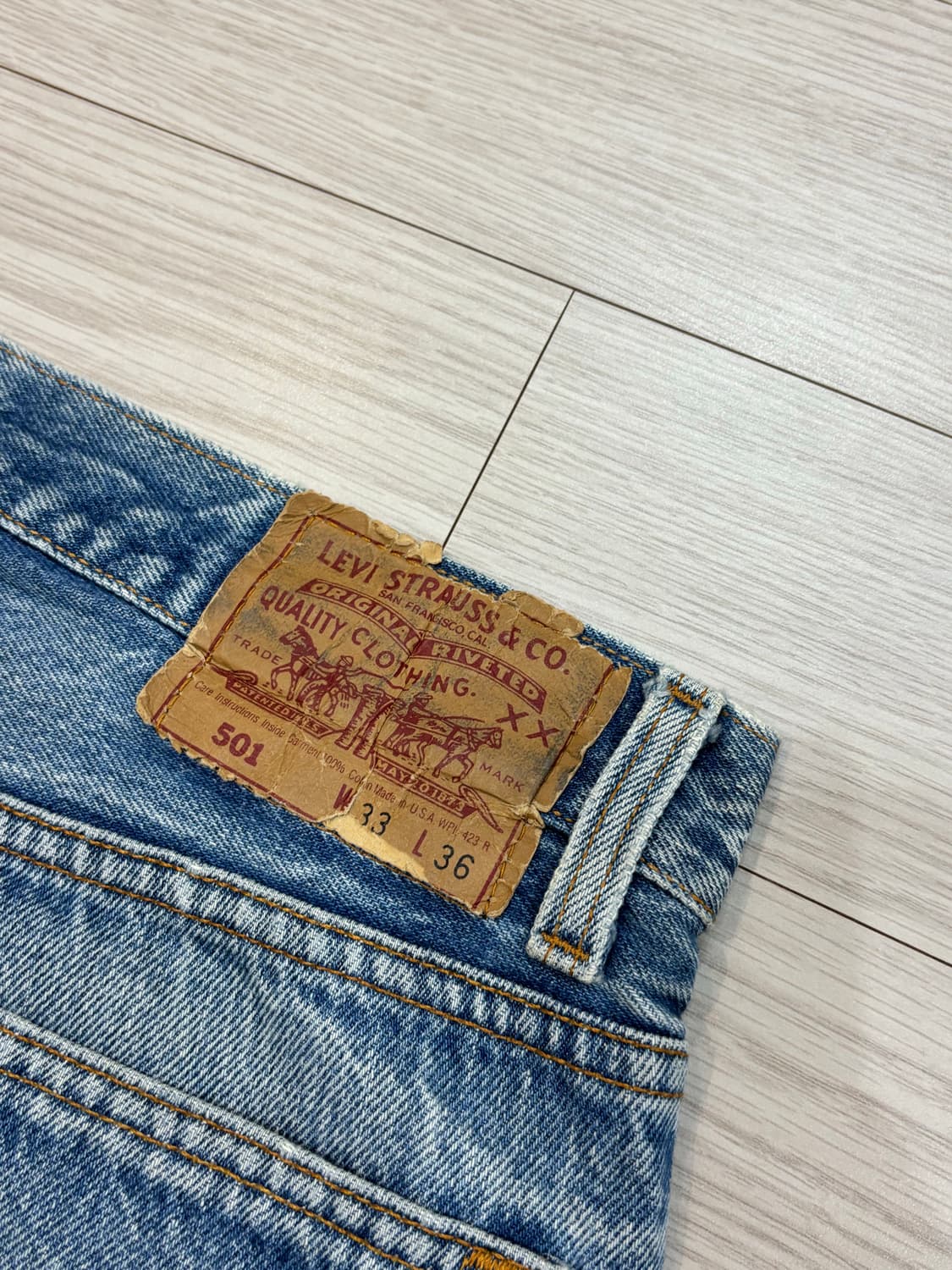 90’s Levi’s 501 Denim Pants made in USA  상품이미지7