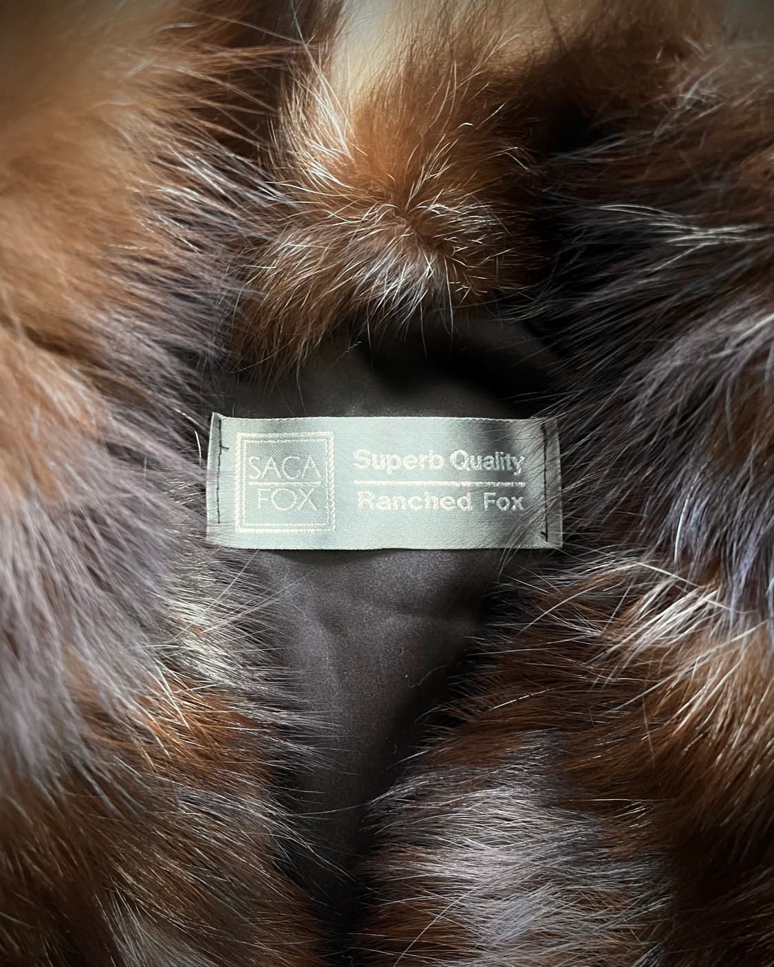 SAGA Fox Real Brown Fur Dolman Coat 상품이미지7