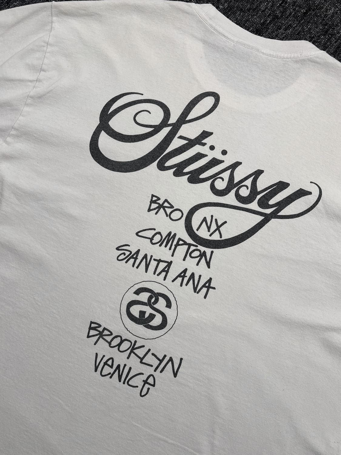 스투시 화이트 월드투어 롱슬리브 상품이미지5