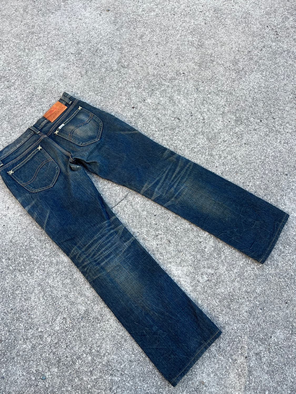 LEE Riders  로우라이즈 진청 데님팬츠  상품이미지5