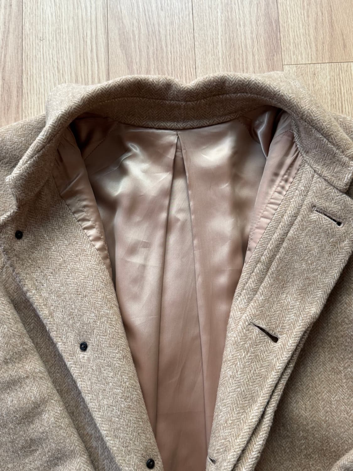 Roliat inverted pleats 발마칸 코트 46 (새상품) 상품이미지4