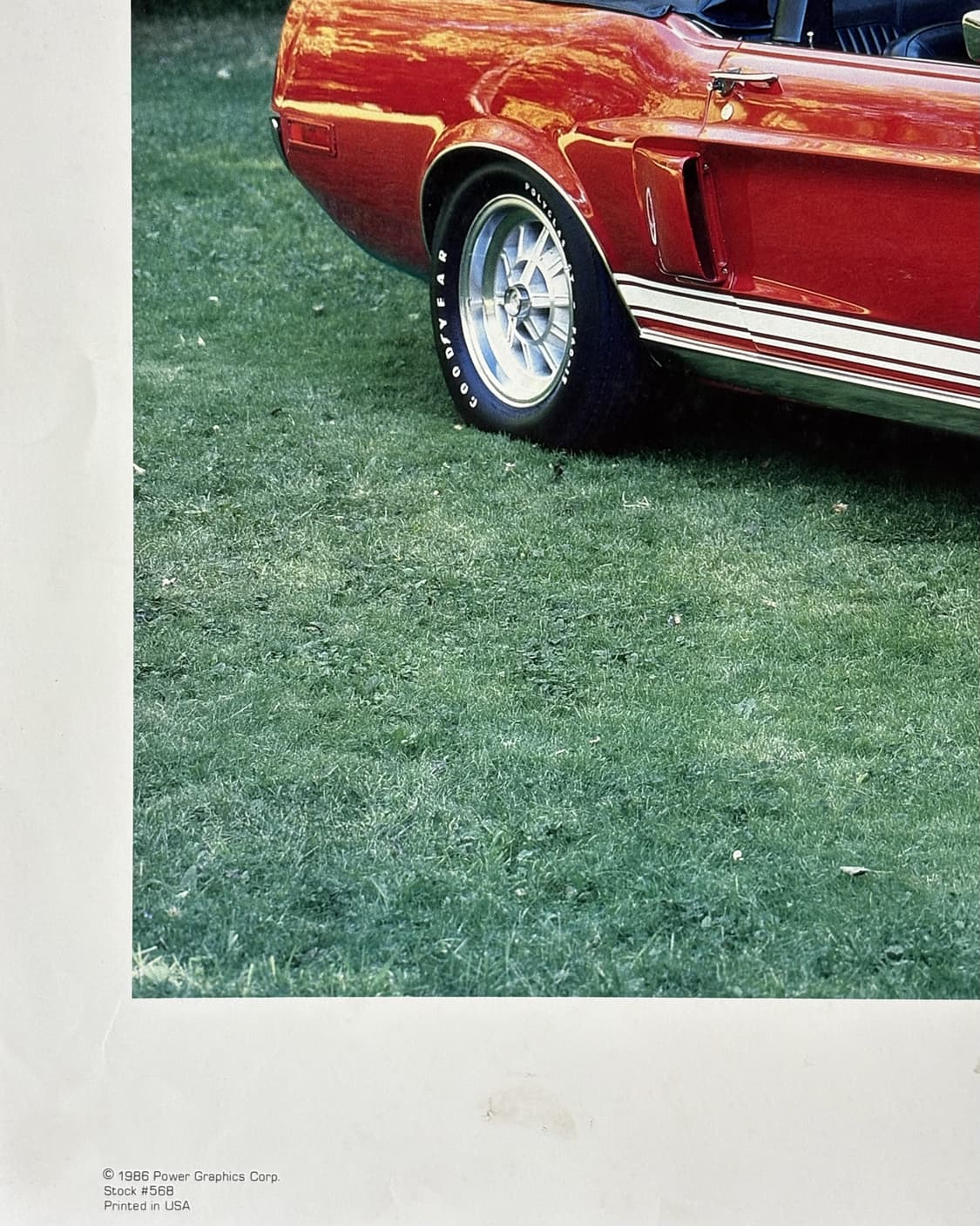 포드 머스탱 쉘비 빈티지 포스터 (액자포함) 상품이미지3