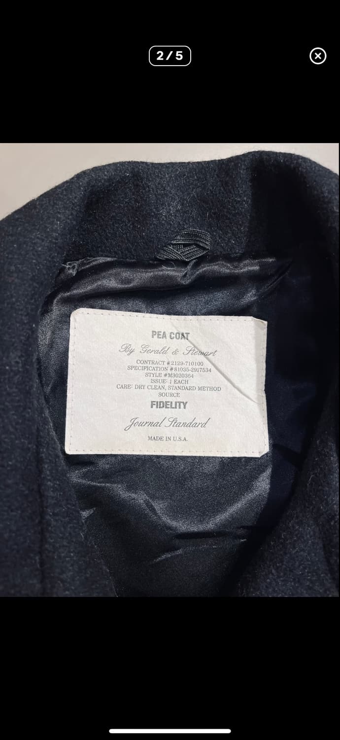 피델리티 피코트 pea coat 코이세이오 상품이미지2