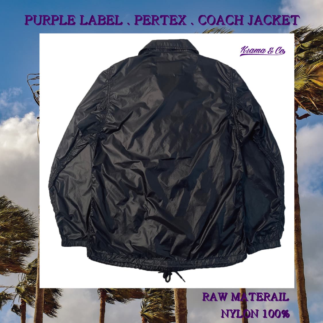 Pertex . Coach jacket 상품이미지3