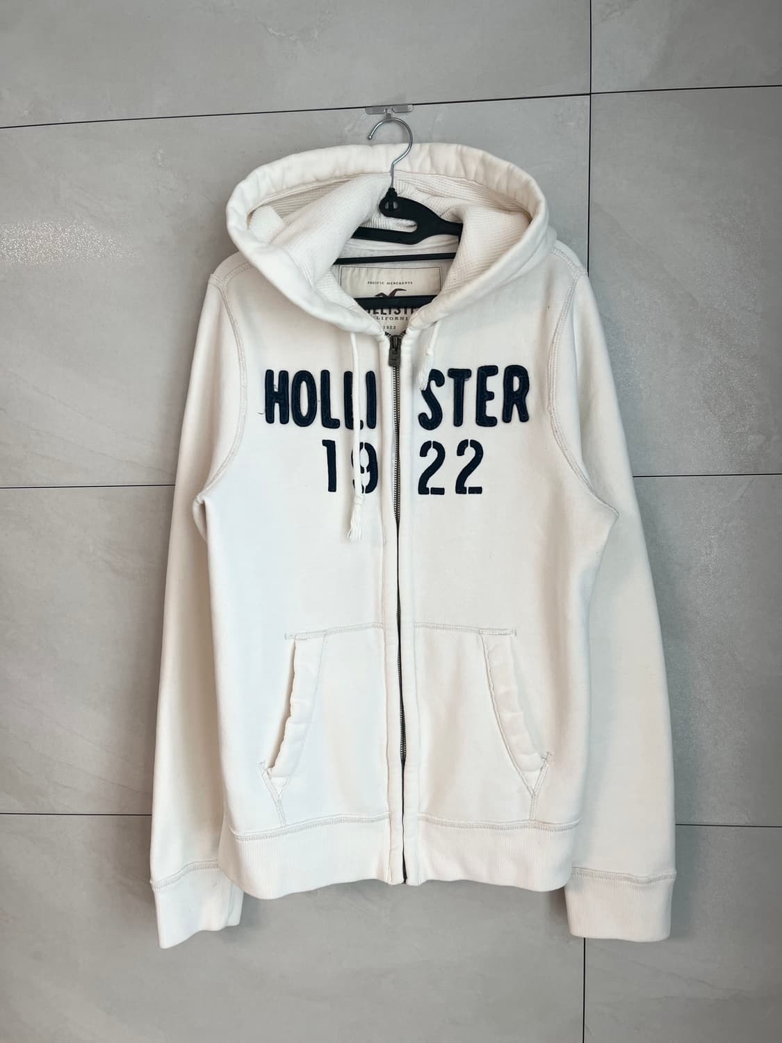 홀리스터 화이트 후드집업 [M] 상품이미지3